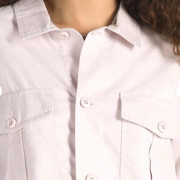 💖MEGA SALE💖Vans Mixed UP Shacke Pure Pink Cotton VN0A5ARF9P1 Women Jacket Logo - Picture 3 of 6